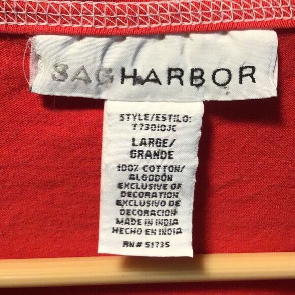 Fourth of July fireworks shirt by sag, harbor, size large - Picture 4 of 4